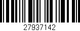 Código de barras (EAN, GTIN, SKU, ISBN): '27937142'