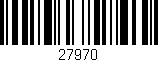 Código de barras (EAN, GTIN, SKU, ISBN): '27970'