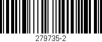 Código de barras (EAN, GTIN, SKU, ISBN): '279735-2'