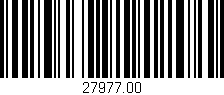 Código de barras (EAN, GTIN, SKU, ISBN): '27977.00'