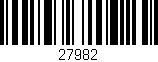 Código de barras (EAN, GTIN, SKU, ISBN): '27982'