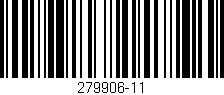 Código de barras (EAN, GTIN, SKU, ISBN): '279906-11'