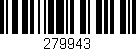 Código de barras (EAN, GTIN, SKU, ISBN): '279943'