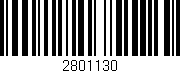 Código de barras (EAN, GTIN, SKU, ISBN): '2801130'