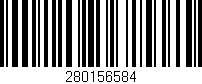 Código de barras (EAN, GTIN, SKU, ISBN): '280156584'