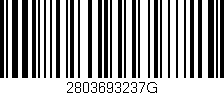 Código de barras (EAN, GTIN, SKU, ISBN): '2803693237G'