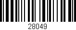 Código de barras (EAN, GTIN, SKU, ISBN): '28049'