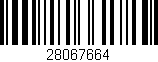 Código de barras (EAN, GTIN, SKU, ISBN): '28067664'