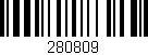 Código de barras (EAN, GTIN, SKU, ISBN): '280809'