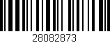 Código de barras (EAN, GTIN, SKU, ISBN): '28082873'