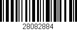 Código de barras (EAN, GTIN, SKU, ISBN): '28082884'