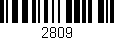 Código de barras (EAN, GTIN, SKU, ISBN): '2809'