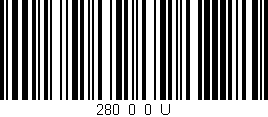 Código de barras (EAN, GTIN, SKU, ISBN): '280_0_0_U'