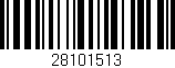 Código de barras (EAN, GTIN, SKU, ISBN): '28101513'