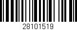 Código de barras (EAN, GTIN, SKU, ISBN): '28101519'