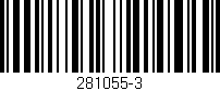 Código de barras (EAN, GTIN, SKU, ISBN): '281055-3'