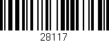 Código de barras (EAN, GTIN, SKU, ISBN): '28117'