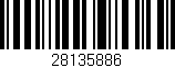 Código de barras (EAN, GTIN, SKU, ISBN): '28135886'