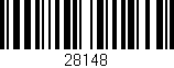 Código de barras (EAN, GTIN, SKU, ISBN): '28148'
