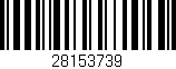 Código de barras (EAN, GTIN, SKU, ISBN): '28153739'