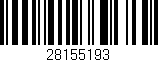 Código de barras (EAN, GTIN, SKU, ISBN): '28155193'