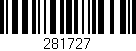 Código de barras (EAN, GTIN, SKU, ISBN): '281727'