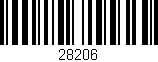 Código de barras (EAN, GTIN, SKU, ISBN): '28206'