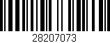 Código de barras (EAN, GTIN, SKU, ISBN): '28207073'