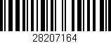 Código de barras (EAN, GTIN, SKU, ISBN): '28207164'