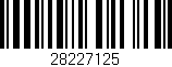 Código de barras (EAN, GTIN, SKU, ISBN): '28227125'