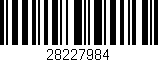 Código de barras (EAN, GTIN, SKU, ISBN): '28227984'