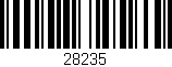 Código de barras (EAN, GTIN, SKU, ISBN): '28235'