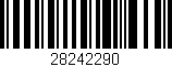 Código de barras (EAN, GTIN, SKU, ISBN): '28242290'