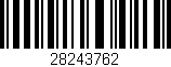Código de barras (EAN, GTIN, SKU, ISBN): '28243762'