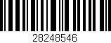 Código de barras (EAN, GTIN, SKU, ISBN): '28248546'