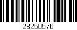 Código de barras (EAN, GTIN, SKU, ISBN): '28250576'
