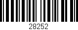 Código de barras (EAN, GTIN, SKU, ISBN): '28252'