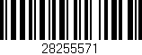 Código de barras (EAN, GTIN, SKU, ISBN): '28255571'