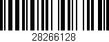 Código de barras (EAN, GTIN, SKU, ISBN): '28266128'