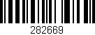 Código de barras (EAN, GTIN, SKU, ISBN): '282669'