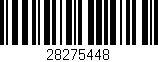 Código de barras (EAN, GTIN, SKU, ISBN): '28275448'