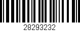 Código de barras (EAN, GTIN, SKU, ISBN): '28293232'