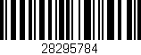 Código de barras (EAN, GTIN, SKU, ISBN): '28295784'