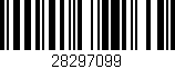 Código de barras (EAN, GTIN, SKU, ISBN): '28297099'