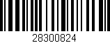 Código de barras (EAN, GTIN, SKU, ISBN): '28300824'
