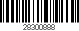 Código de barras (EAN, GTIN, SKU, ISBN): '28300888'
