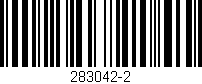 Código de barras (EAN, GTIN, SKU, ISBN): '283042-2'
