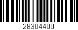Código de barras (EAN, GTIN, SKU, ISBN): '28304400'