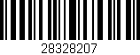 Código de barras (EAN, GTIN, SKU, ISBN): '28328207'