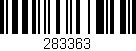 Código de barras (EAN, GTIN, SKU, ISBN): '283363'